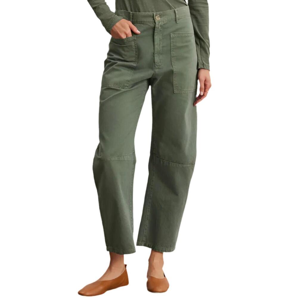 NEW VELVET BY GRAHAM & SPENCER brylie sanded twill pant in rock